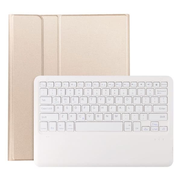 Bluetooth QWERTY-tangentbord för iPad Pro 12.9 och Air 13 med guld flip-överdrag