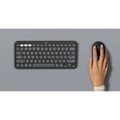 Pikkukuva 6 / 6: Näppäimistö ja hiiri Logitech Pebble 2 Combo Graphite Qwerty
