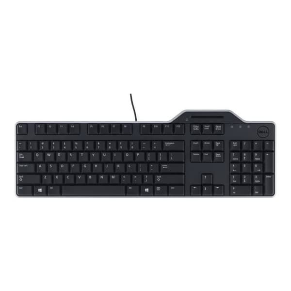 Dell KB813 Smartcard USB-tangentbord USA - Europa (QWERTY) svart för OptiPlex 30XX, 7010, 90XX; Precision Mobile Workstation…