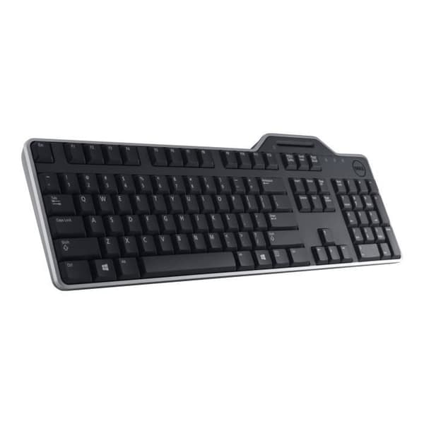 Dell KB813 Smartcard USB-tangentbord USA - Europa (QWERTY) svart för OptiPlex 30XX, 7010, 90XX; Precision Mobile Workstation…