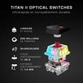 Miniatyrbilde 6 av 6: Tastatur Turtle Beach Vulcan II Svart QWERTY