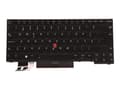 Miniatyrbild 1 av 3: Lite-On - Ersättningstangentbord för bärbar dator - med Trackpoint, UltraNav - bakgrundsbelyst - QWERTY - portugisisk - svart - FRU - för ThinkPad P1
