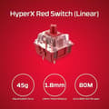Miniatyrbild 4 av 6: HyperX Alloy Origins 60 Mekaniskt Gamingtangentbord (60 %, Red-linear switches, Nordisk)