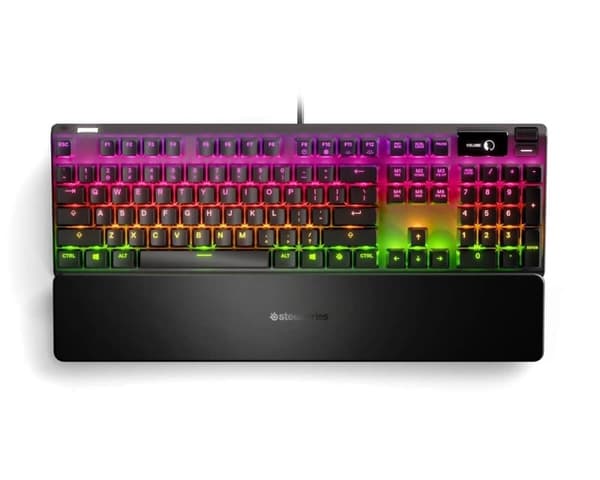 SteelSeries Apex 7 Mekaniskt RGB Gamingtangentbord (Blue Clicky, Nordisk)