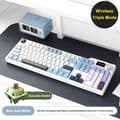 Miniatyrbild 2 av 2: Gamingtangentbord, Full Key Hot-Swap, RGB-belysningseffekt,Tri-läges-lbs