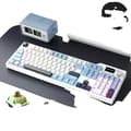Miniatyrbild 1 av 2: Gamingtangentbord, Full Key Hot-Swap, RGB-belysningseffekt,Tri-läges-lbs