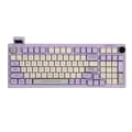 Miniatyrbild 1 av 2: Mekanisk tangentbord, 97 tangenter layout, hot-swappable, Bluetooth 5.0,Lila, Epo Wisteria Taktile