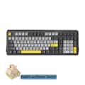 Miniatyrbild 2 av 2: Trådlöst mekaniskt gaming-tangentbord, 98-tangenters layout, hot-swappable brytare,Kanin Kwai Växel