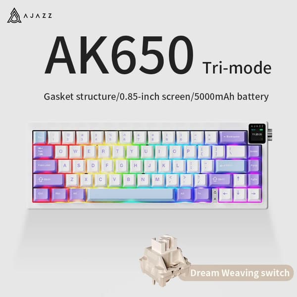 Gamingtangentbord, mekanisk drift, trådlös anslutning,Vävande Växel