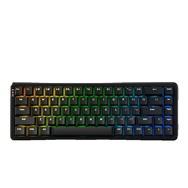 Spel tangentbord, trådad, 68 tangenter, PBT-tangentkapslar,HE switch-b