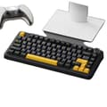 Miniatyrbild 1 av 2: Mekaniskt Spel tangentbord, RGB-bakgrundsbelysning, kompakt 80-tangenters layout,Svart halvmånebrytare