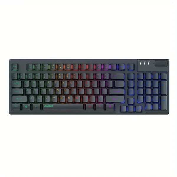 Kabelansluten tangentbord, mekanisk drift, 98 tangenter, USB-gränssnitt,AF981 Svart