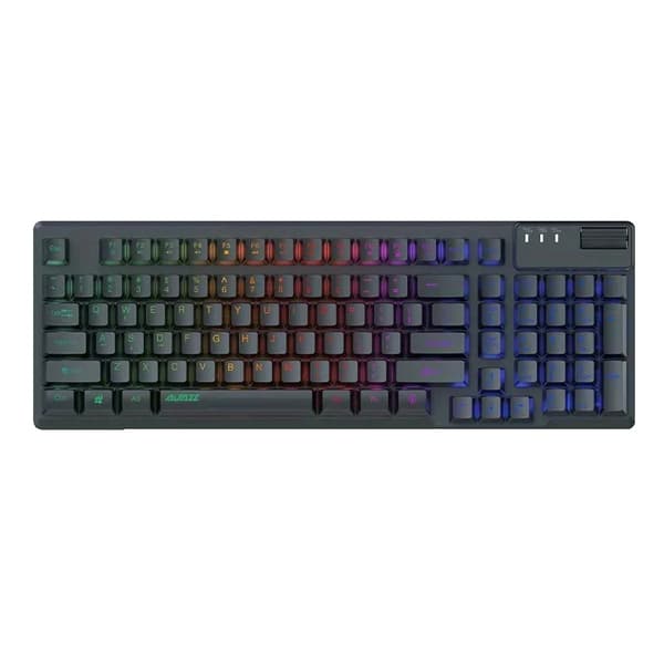 Kabelansluten tangentbord, mekanisk drift, 98 tangenter, USB-gränssnitt,AF981 Svart