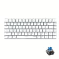 Miniatyrbillede 2 af 2: Mechanisk Tastatur, 83 taster, Kablet, Monokrom Baggrundsbelysning,AK33grønneakselhvid