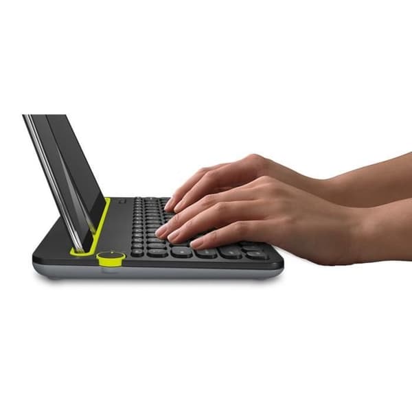 LOGITECH K480 Tangentbord - Trådlös Bluetooth - Tyska - Svart