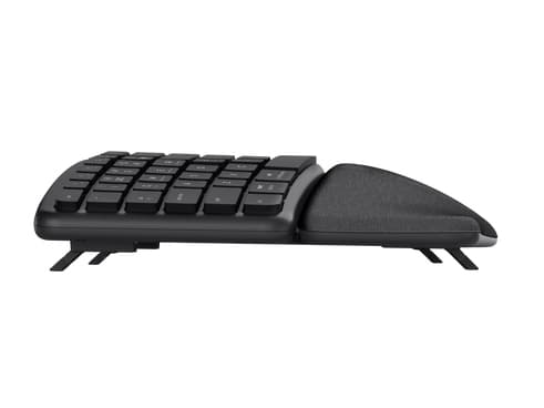 Trust Keyra, Fullstor (100 %), Trådlös, Trådlös RF + Bluetooth, Membrantangentbrytare, QWERTY, Svart