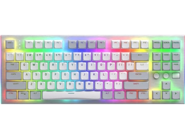 Klawiatura HATOR Gravity TKL RGB Aurum Aurum Orange Valkoinen