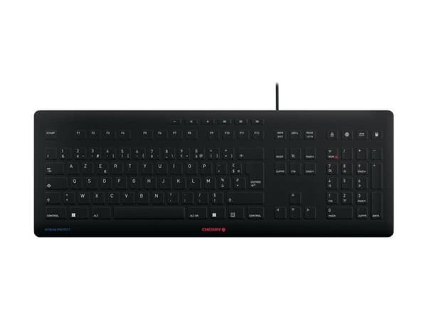 - CHERRY - CHERRY STREAM TANGENTBORD - Tangentbord - USB - Fransk - switch: CHERRY SX - svart