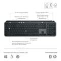 Pikkukuva 10 / 11: Langaton näppäimistö Logitech Espanjalainen Qwerty Grafiitinharmaa Teräs
