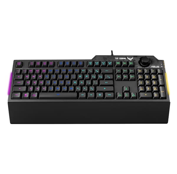 ASUS TUF Gaming K1 Gaming Tangentbord Nordisk Svart