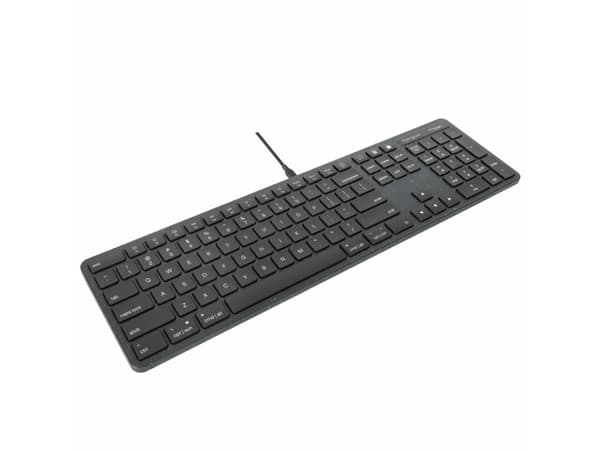 Targus AKB874UK, Full-size (100%), Wired, USB, QWERTY, Black
