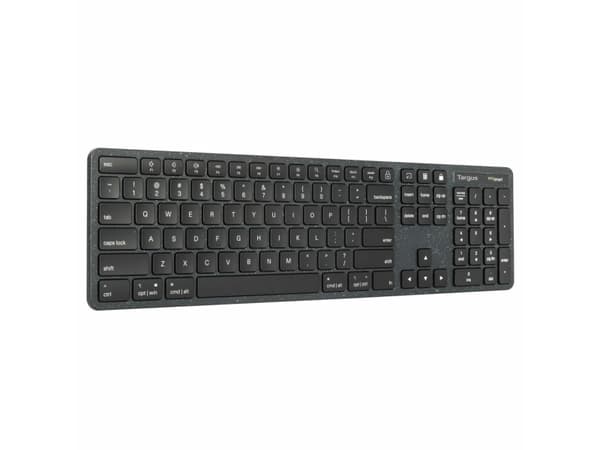 Targus AKB874UK, Full-size (100%), Wired, USB, QWERTY, Black