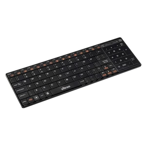 ULTRON 113884 Bluetooth-tangentbord Svart - Integrerad pekplatta - QWERTZ tyska