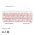 Miniatyrbild 6 av 6: Tangentbordsmusset - Trådlös - Logitech - MK470 Slim - Tyst - AZERTY - Rosa