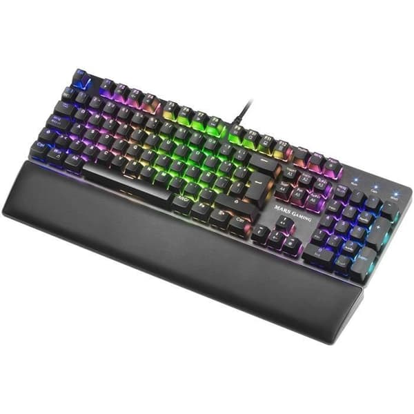 Mekaniskt tangentbord - Mars Gaming - MK5 - RGB - Handledsstöd - Trådbunden