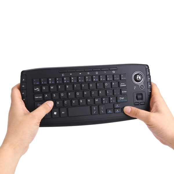 INF Mini trådlöst tangentbord med styrkula mus combo
