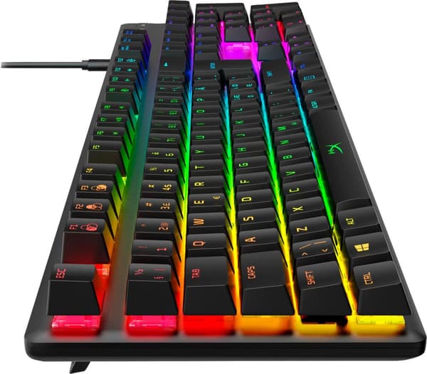 HyperX Alloy Origins – Mekaniskt Gamingtangentbord – Red Linear – RGB – Nordisk Layout