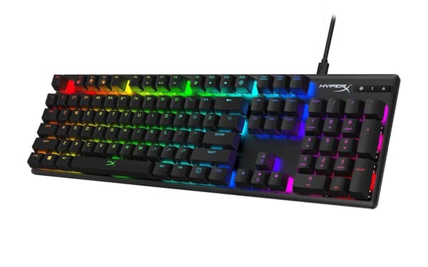 HyperX Alloy Origins – Mekaniskt Gamingtangentbord – Red Linear – RGB – Nordisk Layout