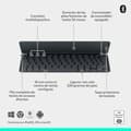 Miniatyrbillede 7 af 11: Tastatur Logitech 920-012973 Grafit Spansk QWERTY