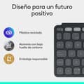 Miniatyrbillede 8 af 11: Tastatur Logitech 920-012973 Grafit Spansk QWERTY
