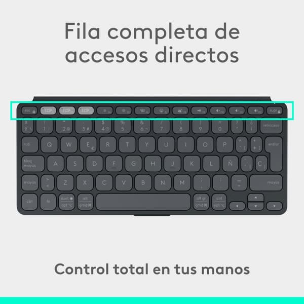 Tastatur Logitech 920-012973 Grafit Spansk QWERTY