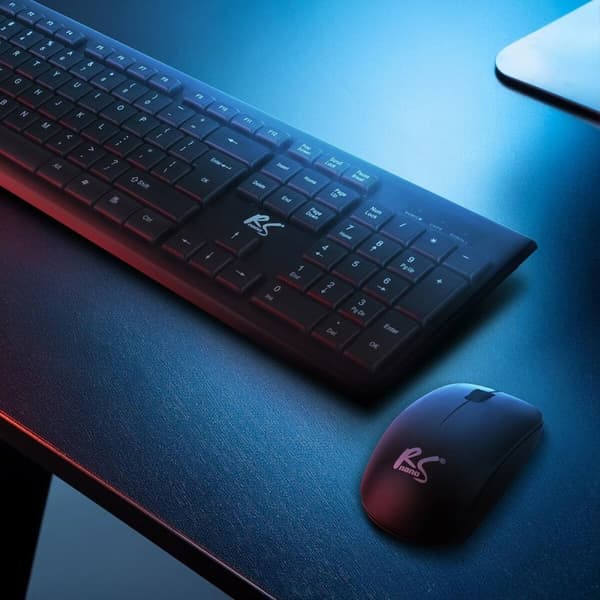 Tastatur og mus Nano RS RS580 Sort
