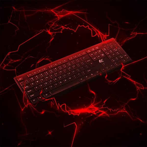 Tastatur og mus Nano RS RS580 Sort