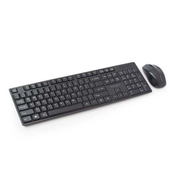 Trådlöst Tangentbord och Mus Kensington Svart Qwerty Spanska QWERTY