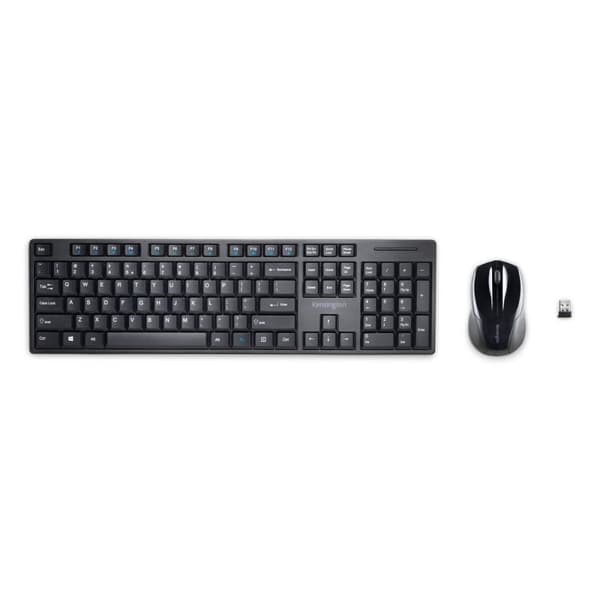 Trådlöst Tangentbord och Mus Kensington Svart Qwerty Spanska QWERTY Svart