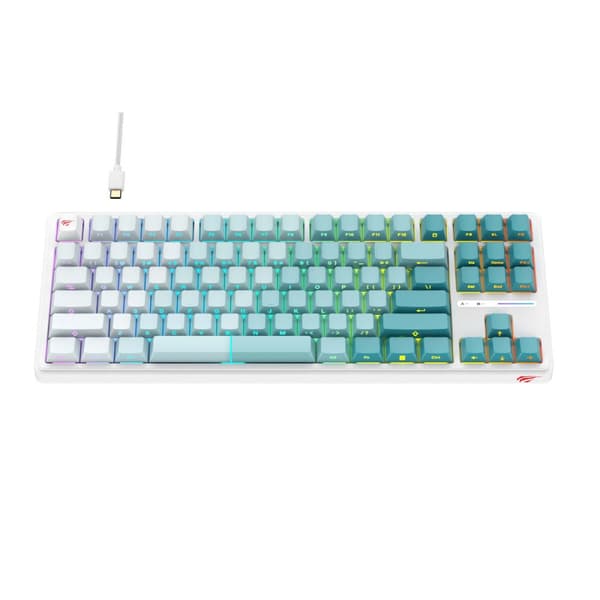 Tangentbord Havit KB901Lwg Vit