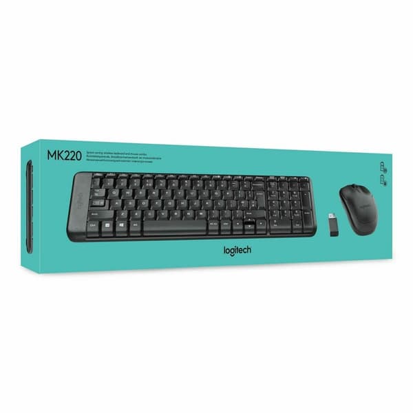 Tangentbord Logitech 920-008318 Svart Qwerty Spanska