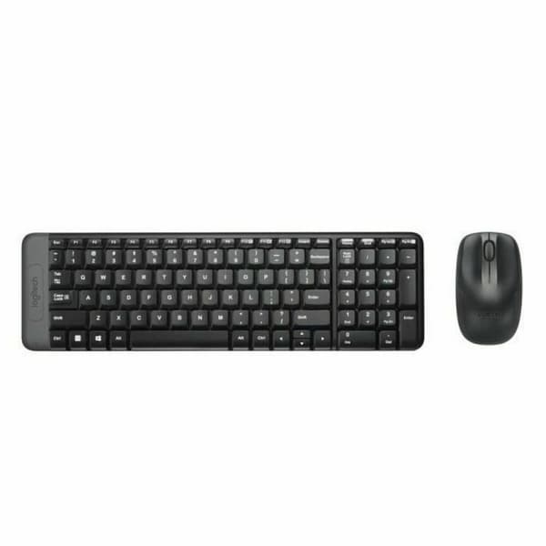 Tangentbord Logitech 920-008318 Svart Qwerty Spanska Svart
