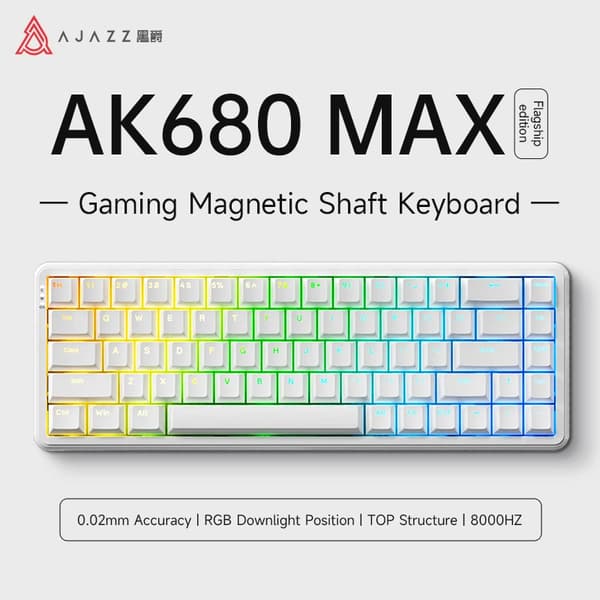 Gaming Tastatur, Kablet, 68 Taster, RGB Belysning,sort