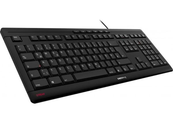 Tangentbord - Cherry - Stream - Mekaniskt - USB - Spanska - Svart