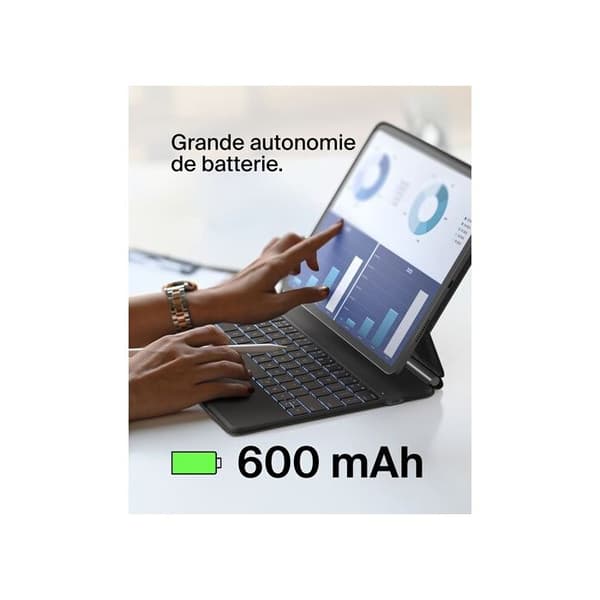 Klaviatur för tablet Belkin Etui-klaviatur Pro med magnetiskt stöd för iPad Pro 13'' M4, svart