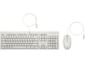 Miniatyrbild 1 av 5: HP 225 trådad mus- och tangentbordskombination, Fullstor (100 %), Kabel, USB, Vit, Mus inkluderad