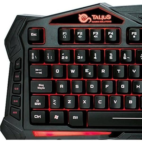 Speltangentbord - TALIUS - Banshee - QWERTY - Bakgrundsbelyst - Programmerbar - USB