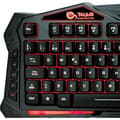 Miniatyrbild 2 av 2: Speltangentbord - TALIUS - Banshee - QWERTY - Bakgrundsbelyst - Programmerbar - USB