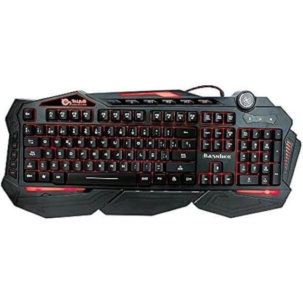 Speltangentbord - TALIUS - Banshee - QWERTY - Bakgrundsbelyst - Programmerbar - USB Svart