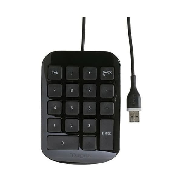 Tangentbord Targus AKP10EU Svart Svart, Grå